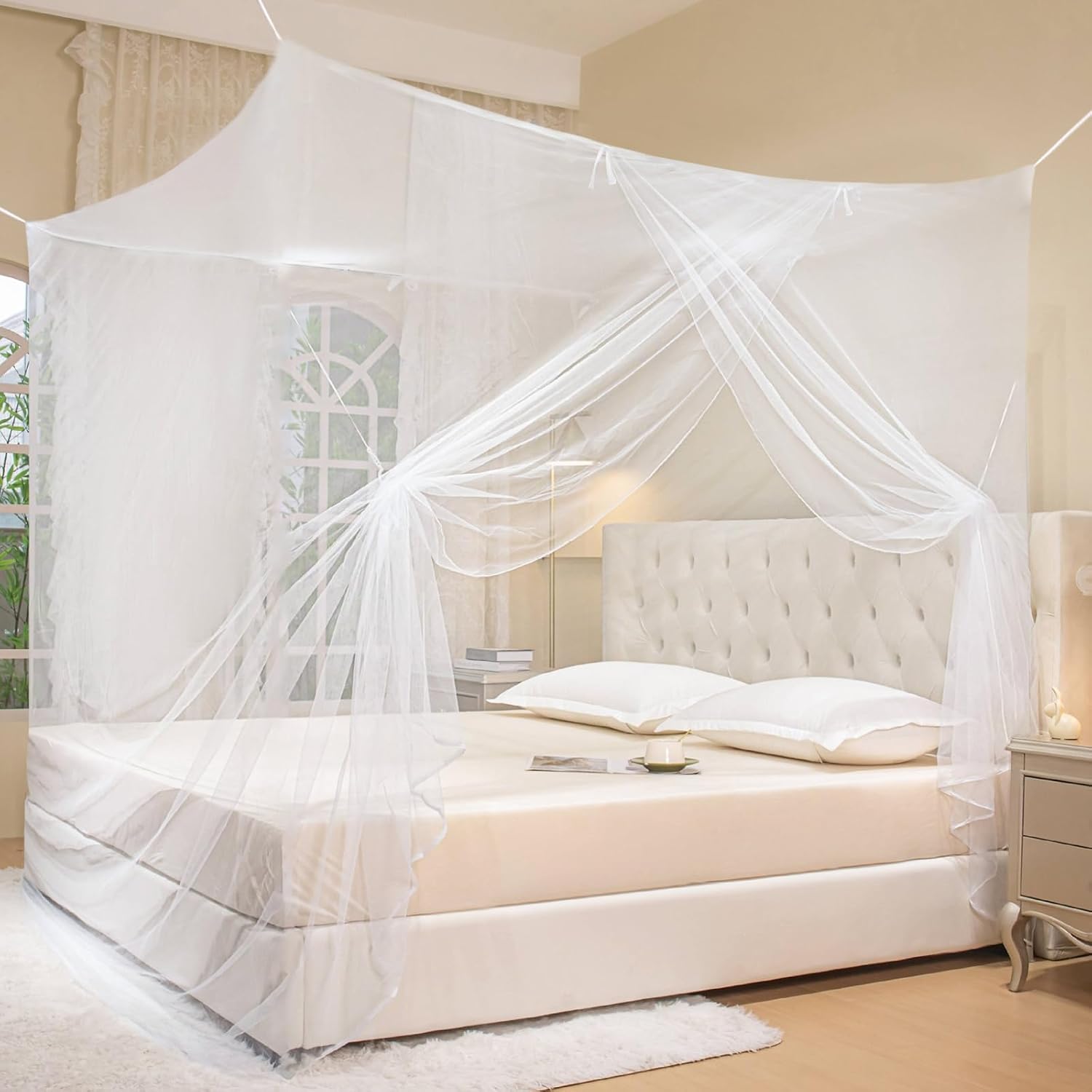 Mosquito Net for Bed Mosquiteros Cameros para Cuba (L75 X W59 X H75 Inch)