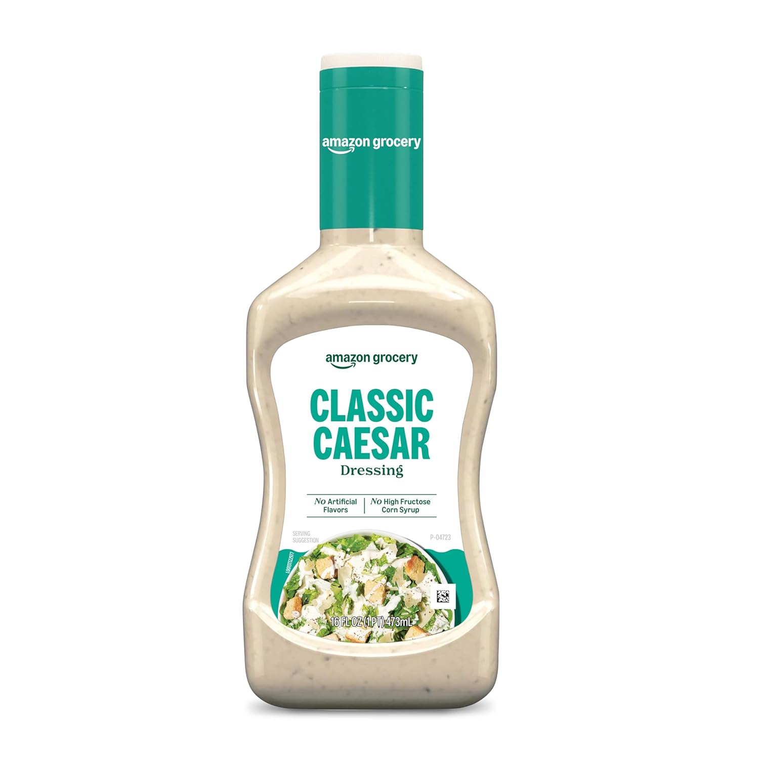 Amazon Grocery, Classic Caesar Dressing, 16 Fl Oz (Previously Happy Belly, Packaging May Vary)