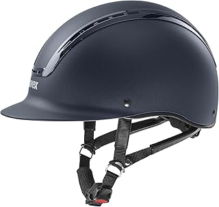 uvex suxxeed Active Horse Riding Helmet for Women & Men, Navy - Adjustable & Excellent Ventilated Helmet