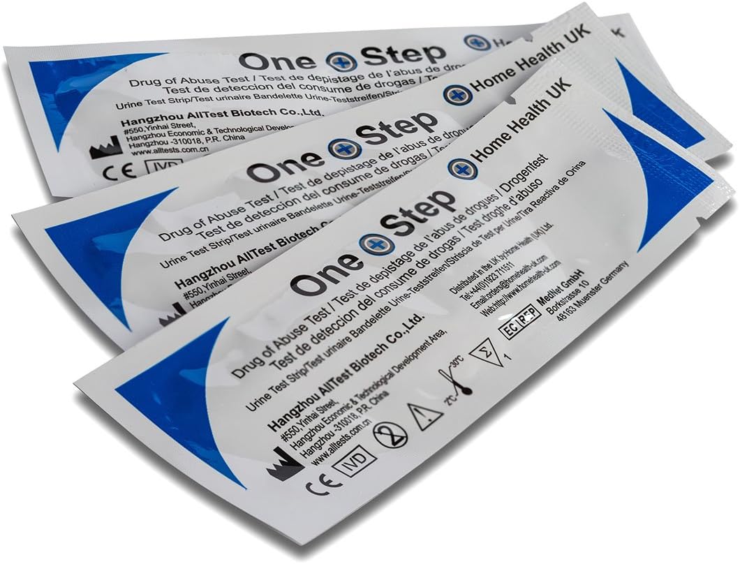 Cannabis Testing Kits THC Drug Test Marijuana Urine Strips 20ng (Cannabis Testing Kits - 25 Test)