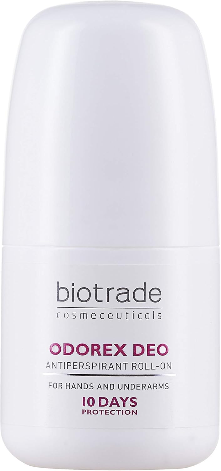 Biotrade Odorex Deo Roll-on 40 ml, Extra Strenght Antiperspirant with 10-Day Protection from Excessive Sweating and Odor