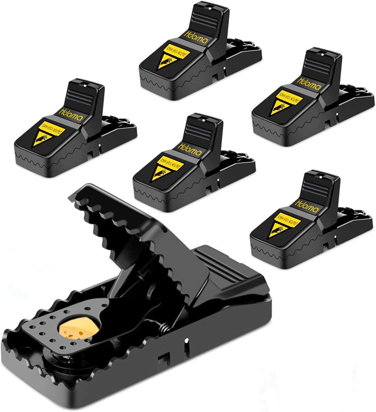 Mouse Trap, Mouse Traps That Work Small Mice Trap Outdoor Indoor Best Snap Traps for Mouse/Mice Safe and Reusable 6 Pack Quick Kill Mice Traps
