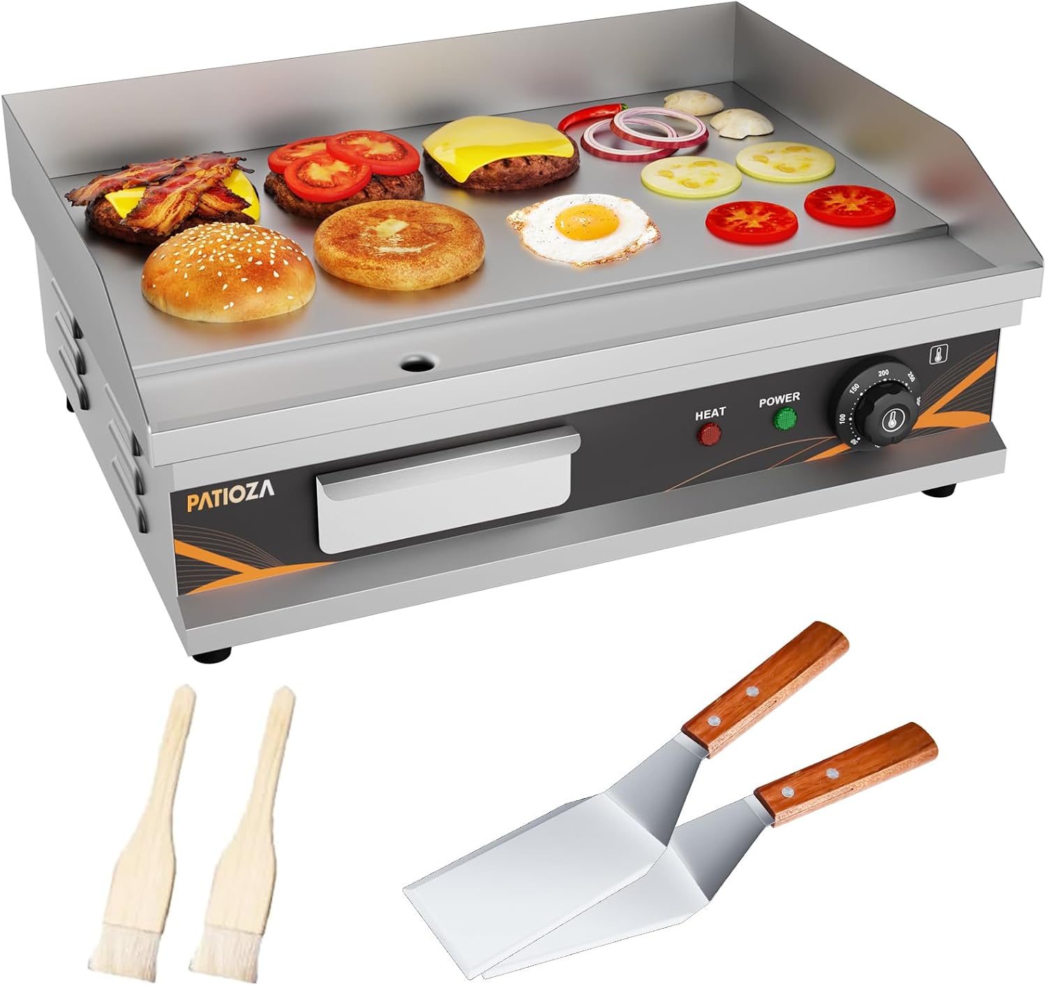 Commercial Electric Griddle 54cm Stainless Steel Flat Top Griddle