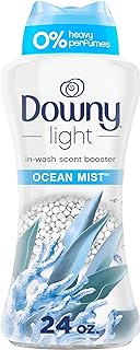 Downy Light In Wash Scent Booster Beads, Ocean Mist Scent, 24 oz, No Heavy Perfumes, Downy Scent Booster Beads, Unstoppable Laundry Beads, Odor Eliminator