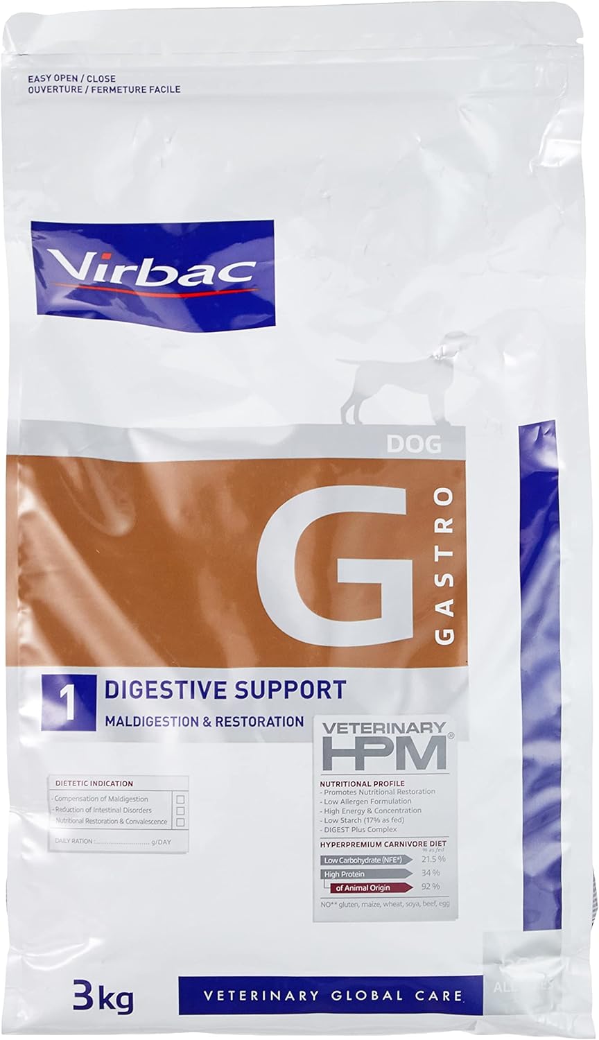 Virbac Veterinary HPM Digestive Vet Support for Dogs 3 kg
