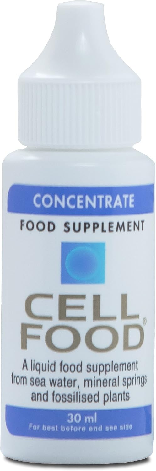 Cellfood Liquid Concentrate - 1 fl oz, 2 Pack - Oxygen + Nutrient Supplement - Supports Immune System, Energy, Endurance, Hydration & Overall Health - Gluten Free, Non-GMO, Kosher - Makes 22+ Quarts