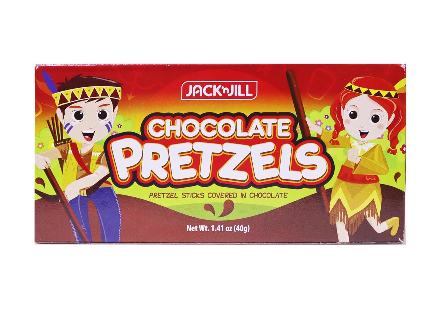 Chocolate Pretzels 40g (Pack of 6)