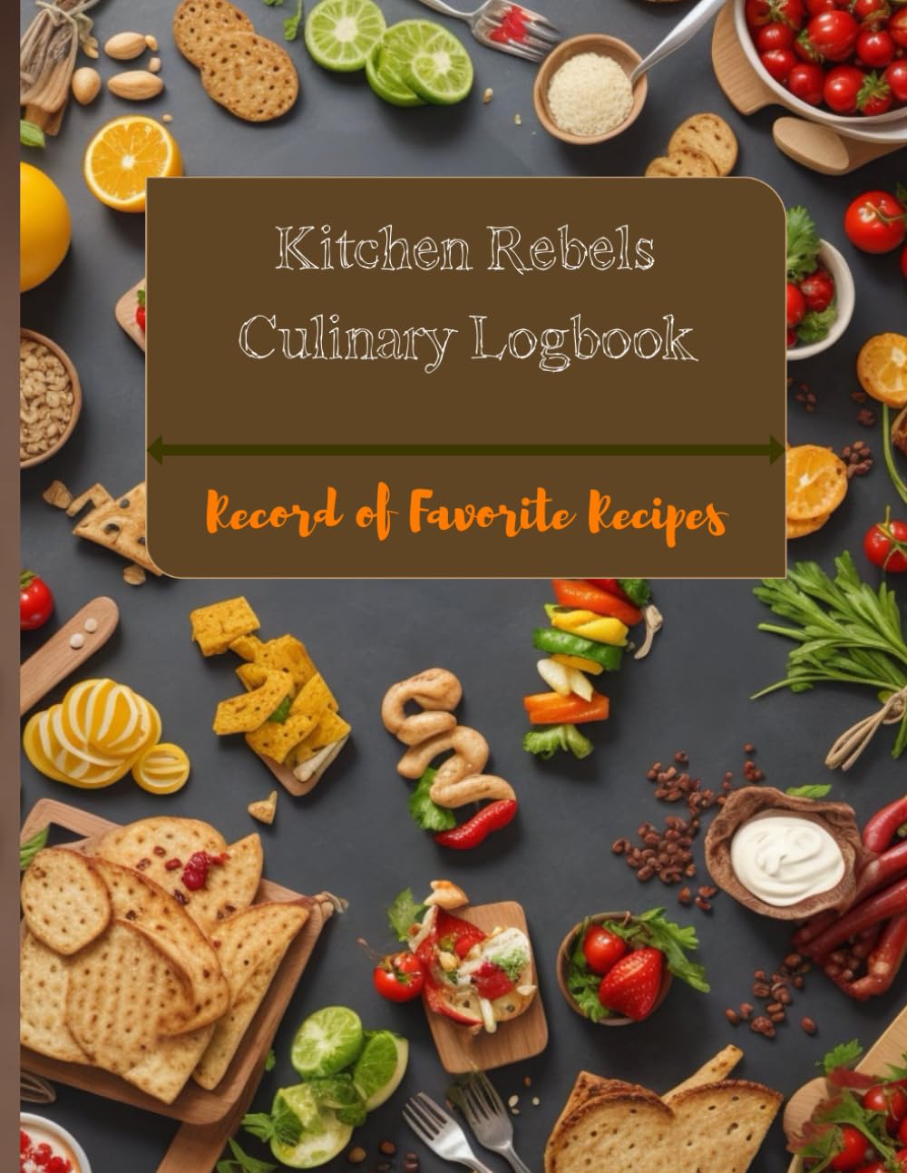 Kitchen Rebels: A Culinary Log Book – Your Ultimate Recipe Journal: Your Favorite, Yummy Recipe Record, Cooking Logbook, Grandma, Family Secret Recipe