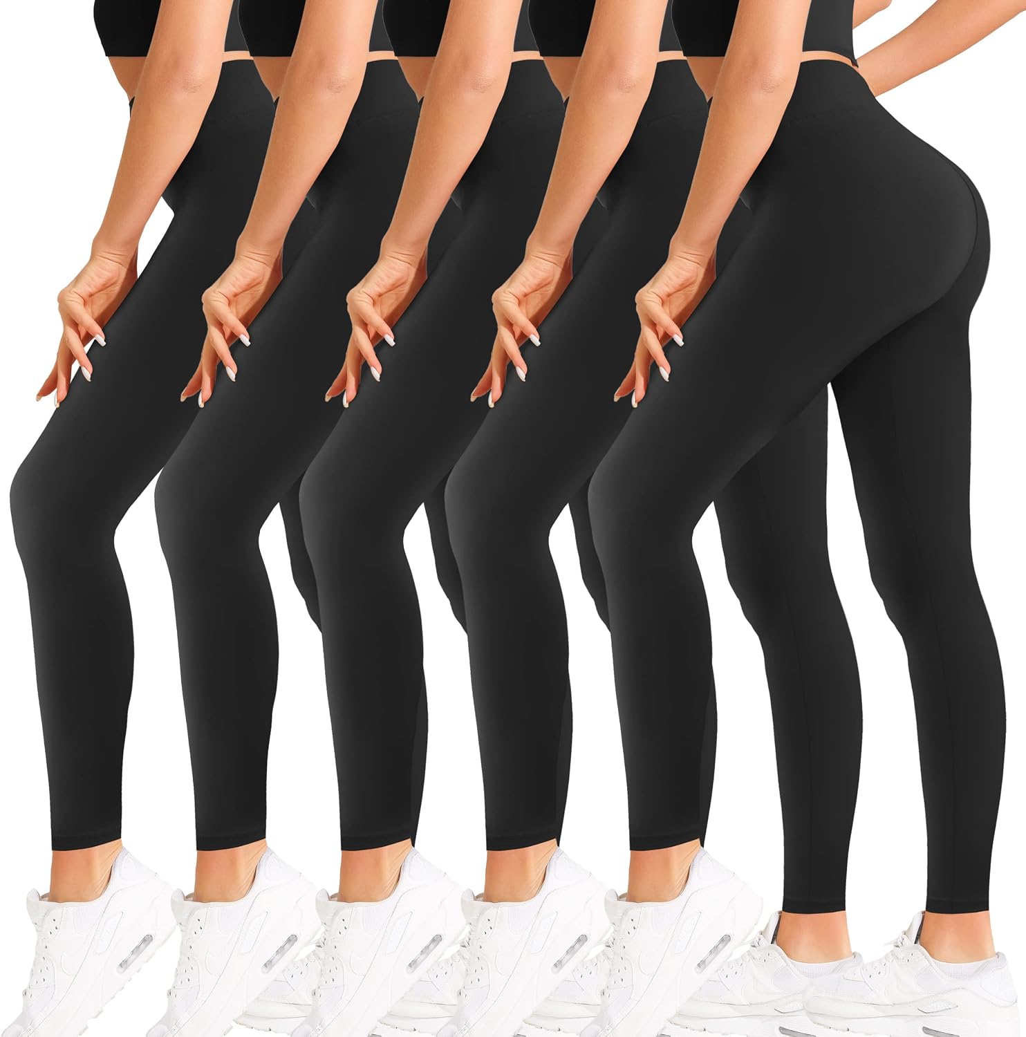 Natural Feelings Buttercloud High Waisted Ultra Soft Leggings for Women | Buttery Soft, Breathable, Stretch, Slim Yoga Leggings,Tummy Control, No See-Through, Workout Athletic Gym Yoga Pants, S-3XL