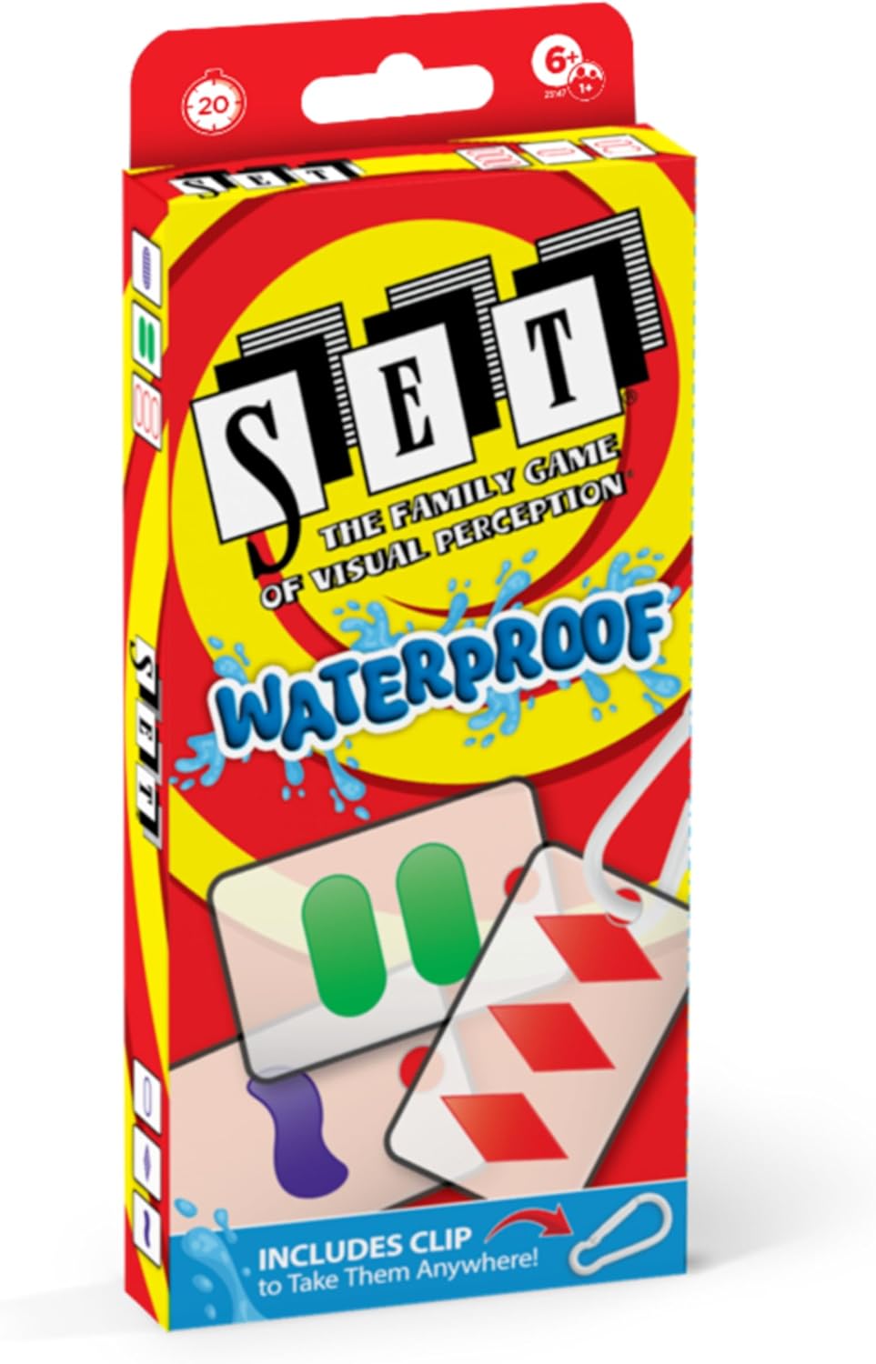 PlayMonster Set Card Games for Kids - Matching Game, Pool, Summer Toys, Pool Games, Game Night, Travel Games, Memory, Learning Game, Multi-Player, Ages 6+