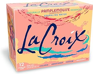 La Croix Sparkling Water, Grapefruit, 12 Fl Oz (Pack of 12)