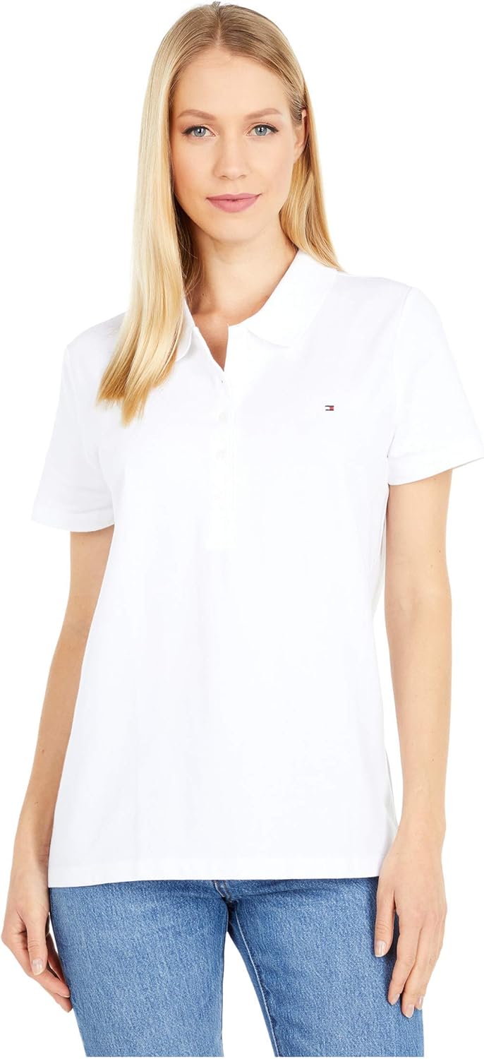Tommy Hilfiger Women's Short Sleeve Classic Polo Shirt S/S CORE