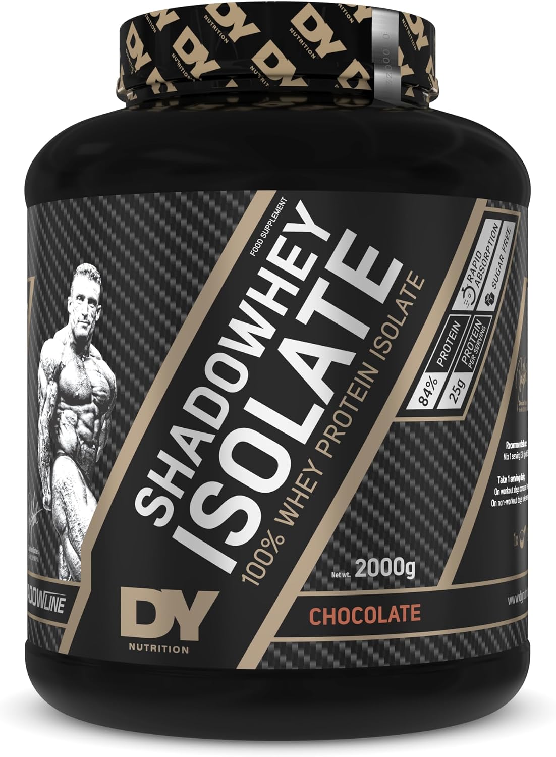 DY Shadowhey Isolate Whey Protein Powder 2kg (Chocolate)