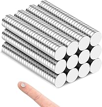 Small Magnets, 250 Pack Refrigerator Magnets 8x2mm Rare Earth Magnets Neodymium Magnets for Crafts, Whiteboard, Kitchen Cabinet