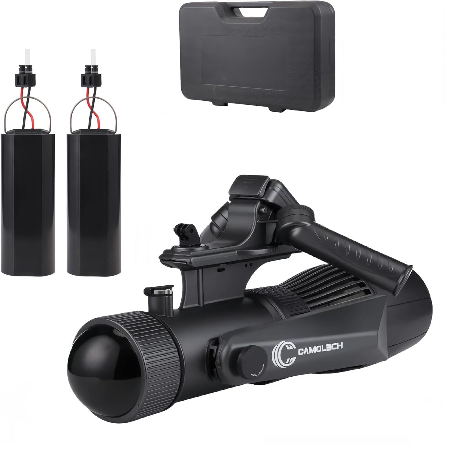 Camoch 900W Underwater Scooter with 16AH Removable Battery – High-Speed Pool and Sea Scooter for Adults, SUP, Kayak, and Snorkeling (Dual Batteries)