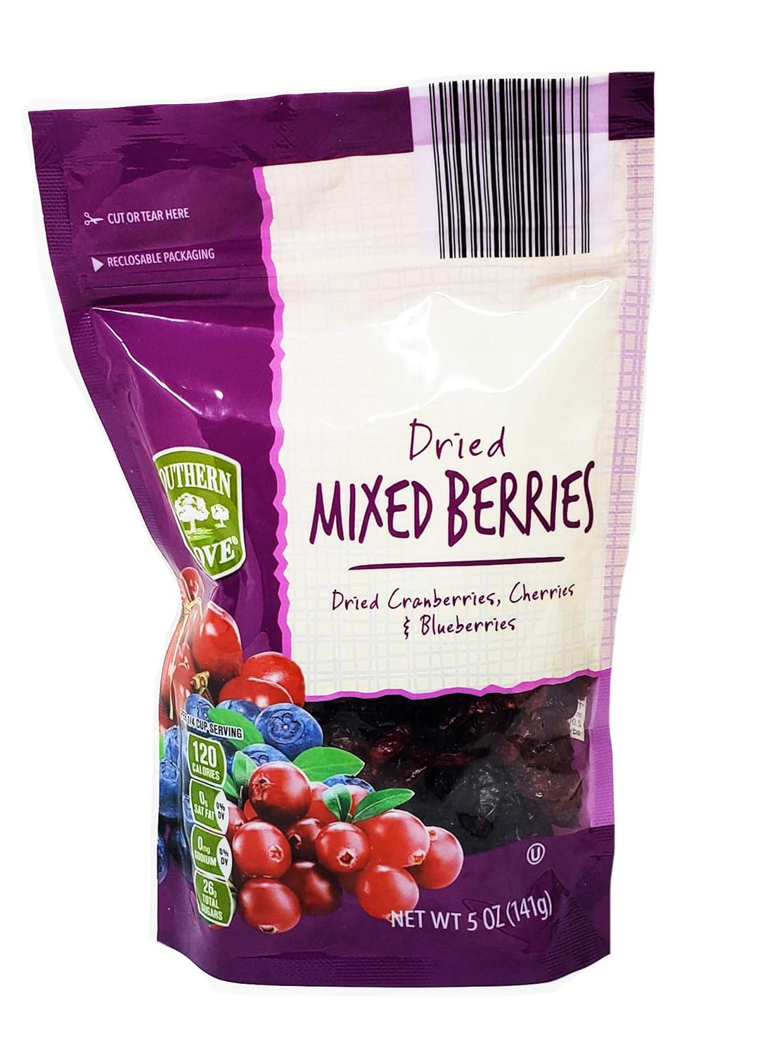 Southern Grove Dried Mixed Berries 5oz