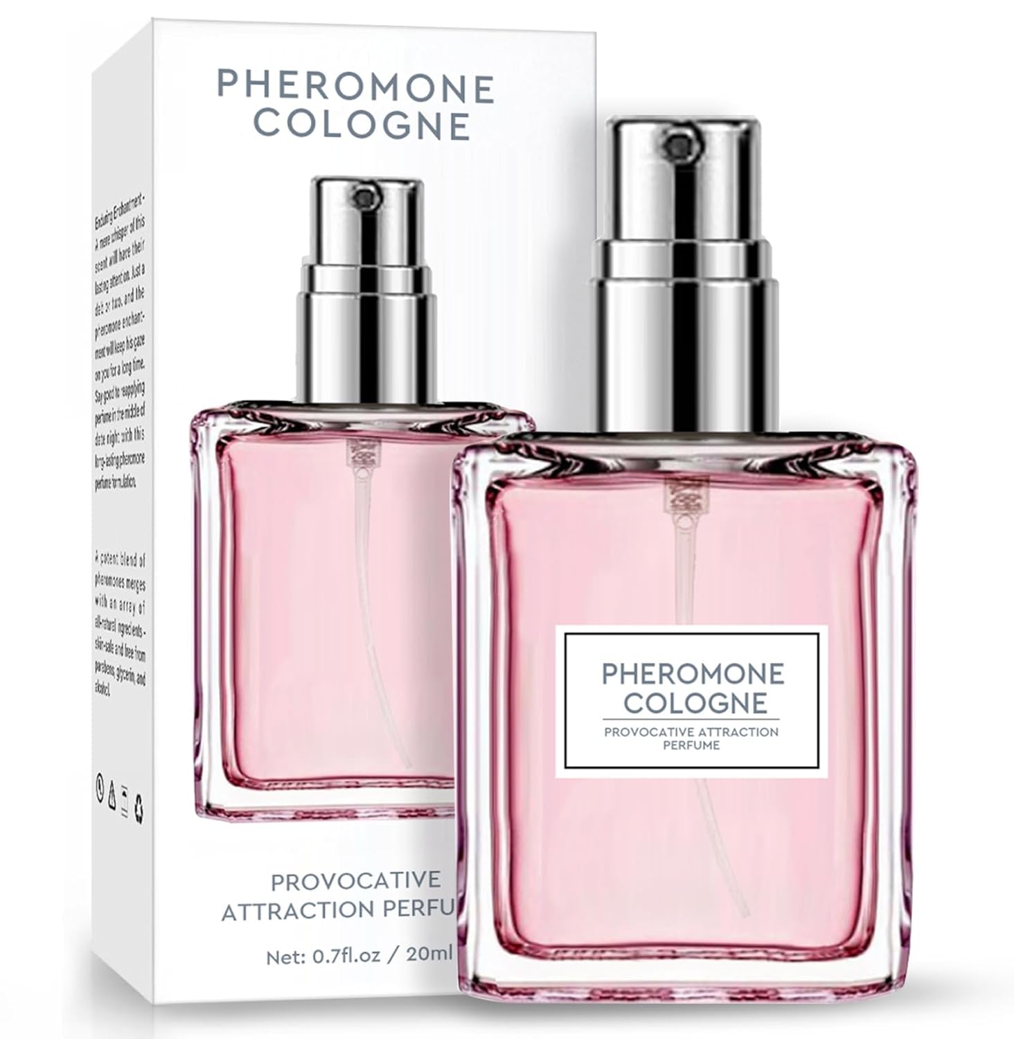 Pheromones Perfumes for Women, Premium Female Pheromone Cologne Essential Oil Enhanced Confidence, Elegant and Charming Portable Travel Perfume