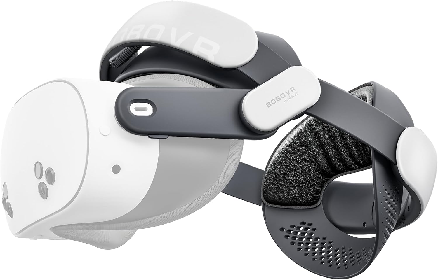 BOBOVR M3 Head Strap Compatible with Quest 3/3S, Dual-Mode VR Strap with Halo and Elite Fit Modes, Front and Rear Adjustment Knobs, Reduced Face Pressure, Stable Fit for Active Games
