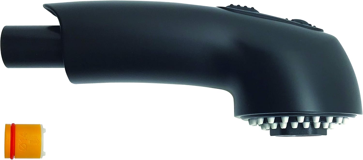 Pull-Out Spray Wand Fits Grohe Pull Out Faucets, Compatible with Grohe Part 46298K00/46312KH0, Matte Black, Easy Install with O-Rings, Saves 70% vs OEM