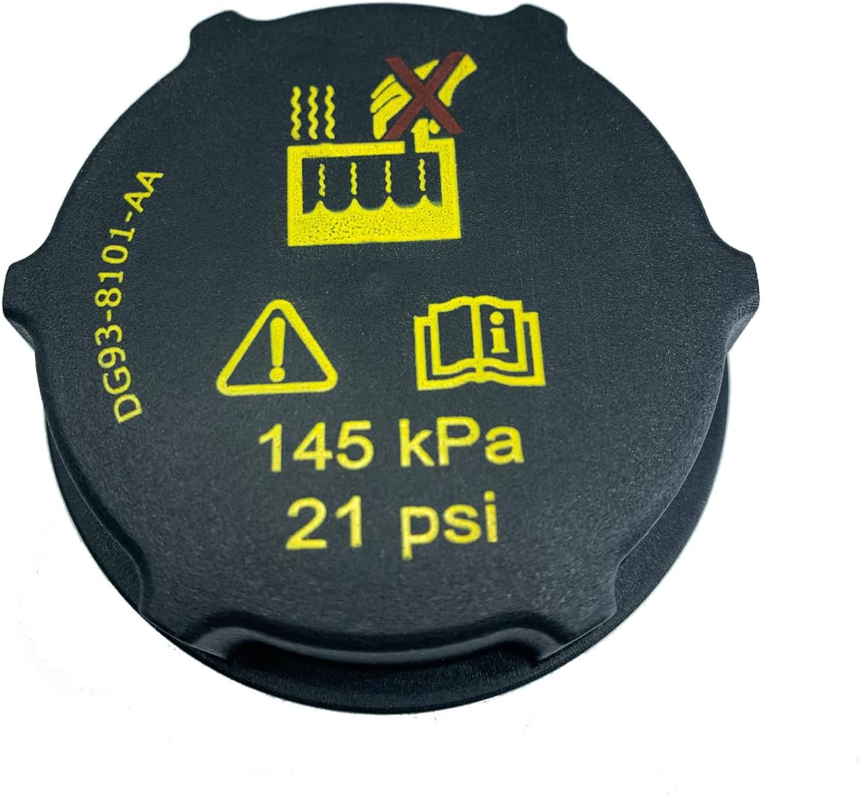 Radiator Coolant tank Cap for Ford Focus Mustang Fusion Escape Fiesta F150 C-Max Mondeo Bronco Edge Ranger Expedition Explorer Transit Renegade Forester Taurus EcoSport & Lincoln Aviator MKZ MKC MKX