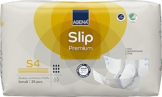 Abena Slip Premium Incontinence Briefs, Level 4, (Small to Extra Large Sizes), Small, 75 Count