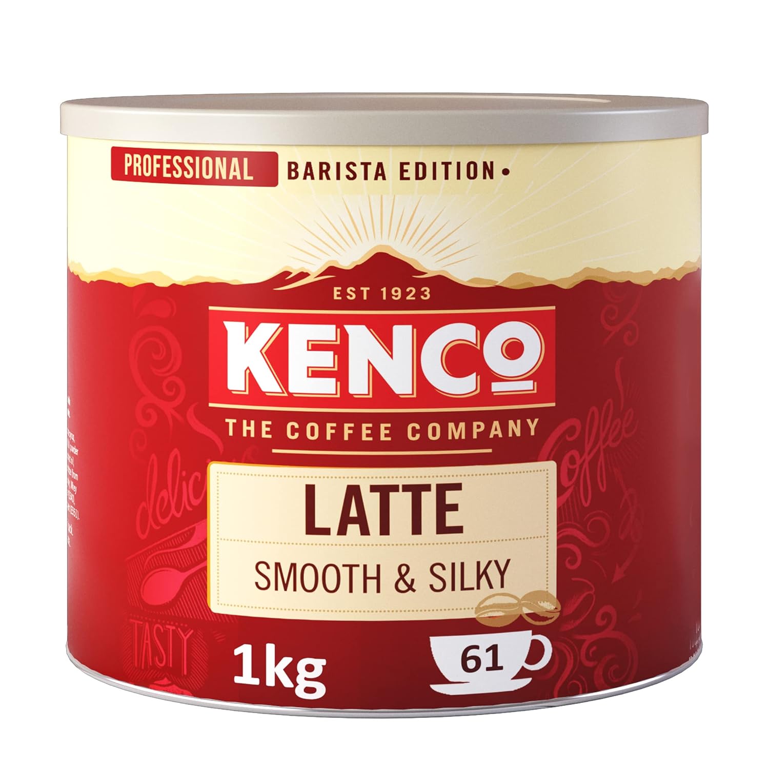 Kenco Latte Instant Coffee 1kg - Tin 1kg (Pack of 1)