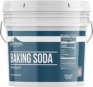 Earthborn Elements Baking Soda (1 Gallon) Sodium Bicarbonate, Cooking, Cleaning & Deodorizing
