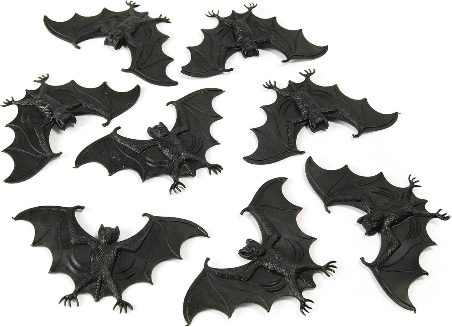 Bristol Novelty AK024 Scary Creatures Bats (8pcs/pkt)
