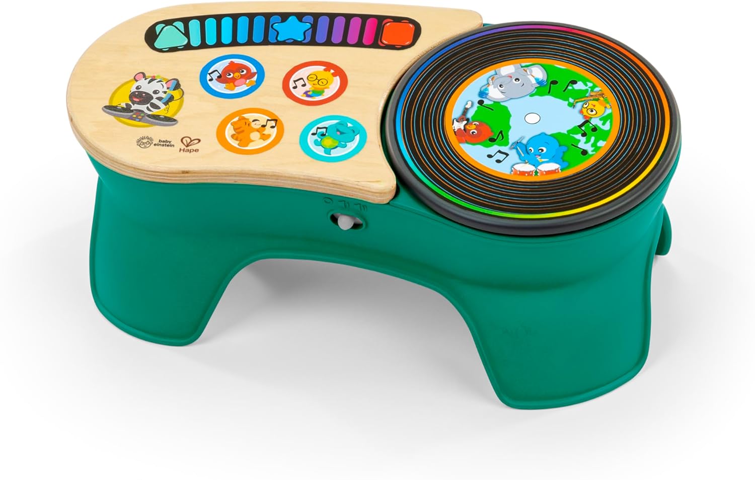 Baby Einstein + Hape DJ Discovery Musical Toy Turntable, Ages 6 Months and Up