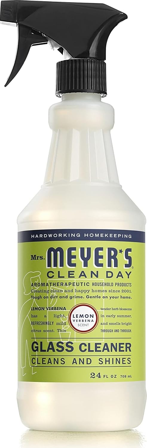 MRS. MEYER'S CLEAN DAY Mirror & Window Cleaner, Lemon Verbena, 24 fl oz