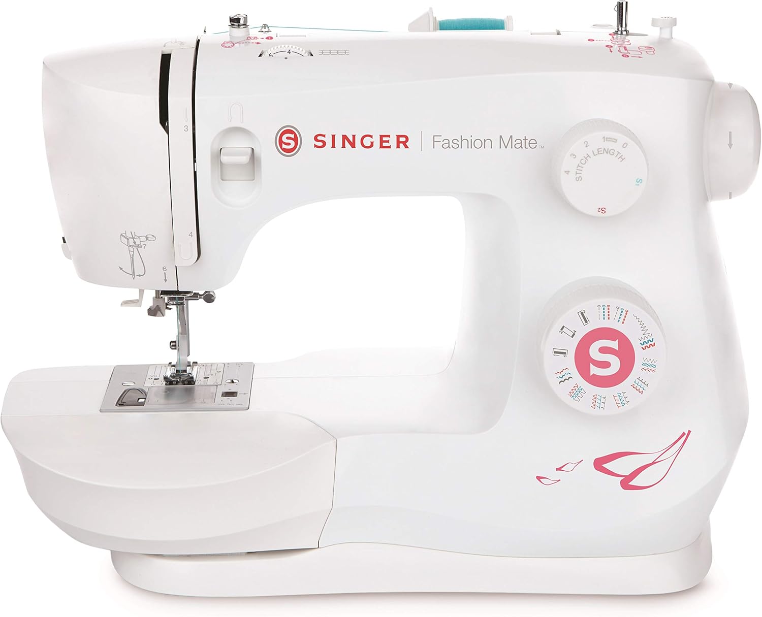 Singer 3333 Fashion Mate Sewing Machine, White