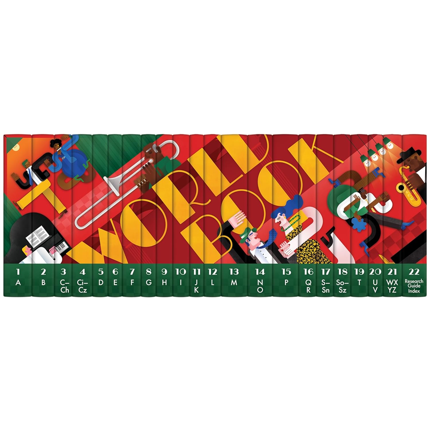 The World Book Encyclopedia 2025 - Hardcover 22 Volume Set - Over 17,000 Articles