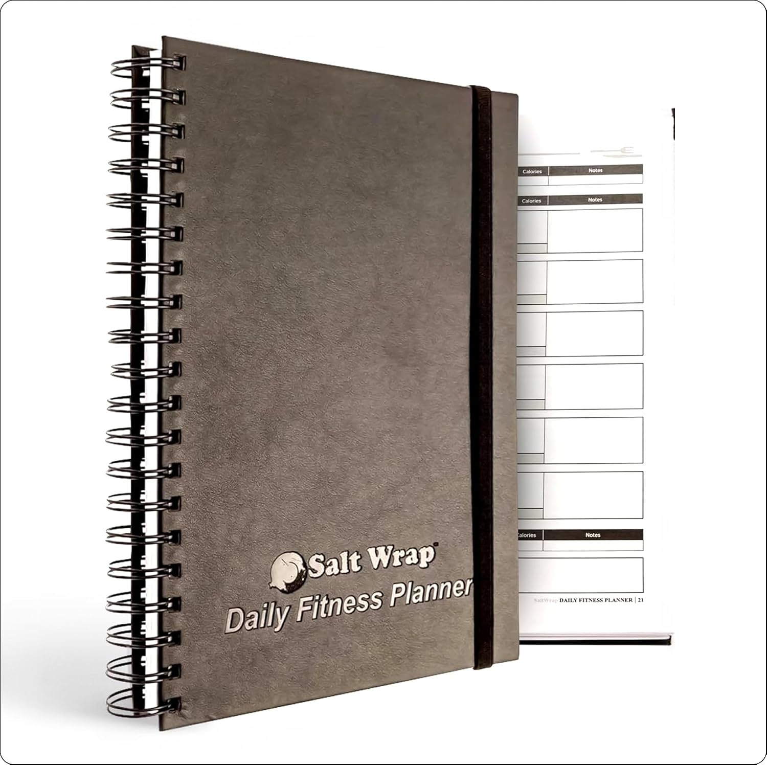 Daily Fitness Journal, Workout Planner & Food Log Book 7x10 Inches