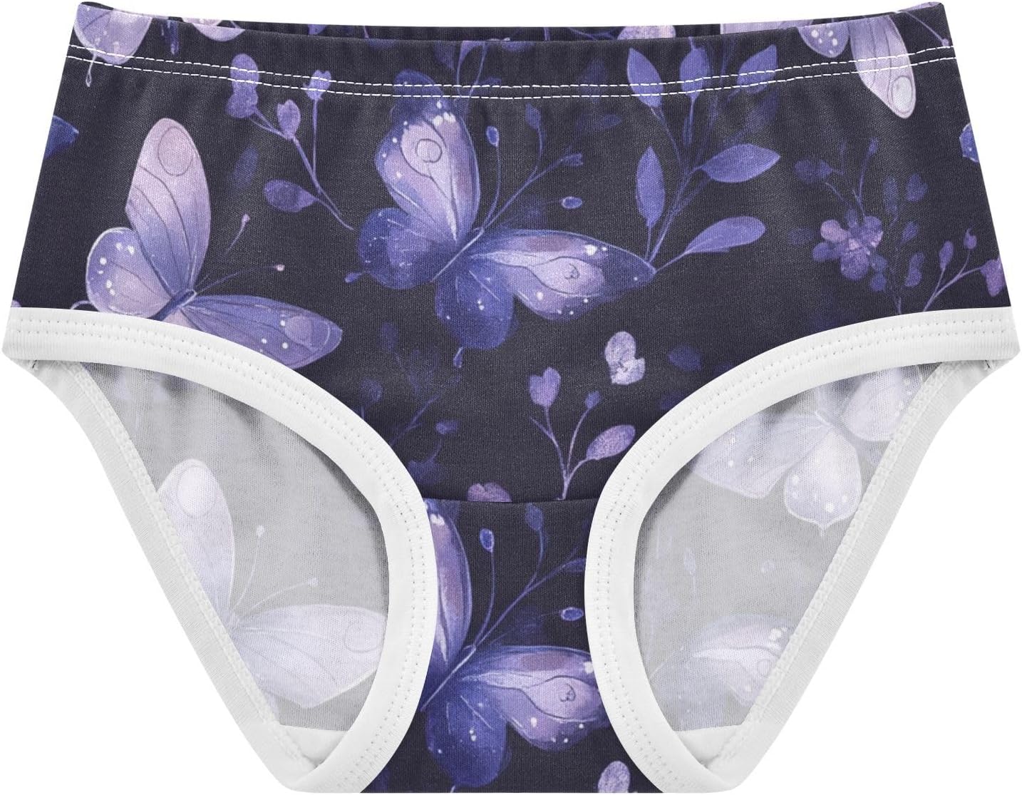 GuoChe Organic Cotton Panties Underwear Breathable Material Comfort Color for Kids in Sizes 2T,3T, 4T, 5T, 6Y and 8Y