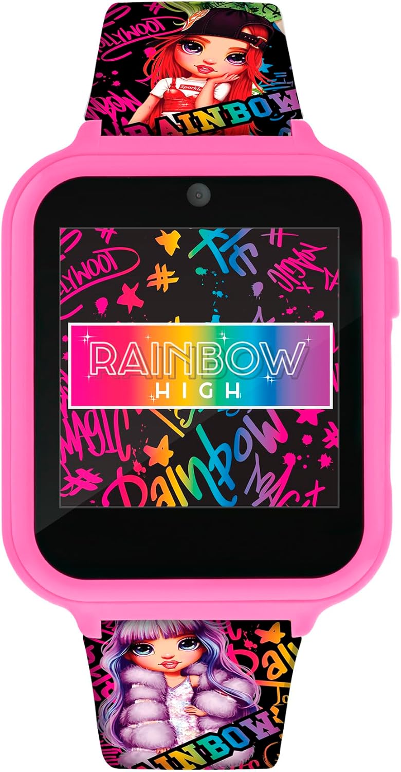 Accutime Rainbow High Multicoloured Silicone Strap Girls Smart Watch RNB4107ARG