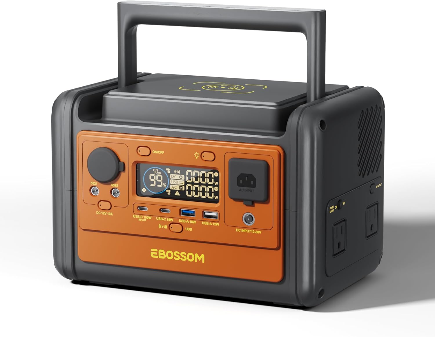 Portable Power Station 92800mAh, 297Wh LiFePO4 Battery, 1.2H Fast Charging, <30 MS UPS, 300W (600W Surge) Solar Generator for Camping, Emergency, and Outdoor Use