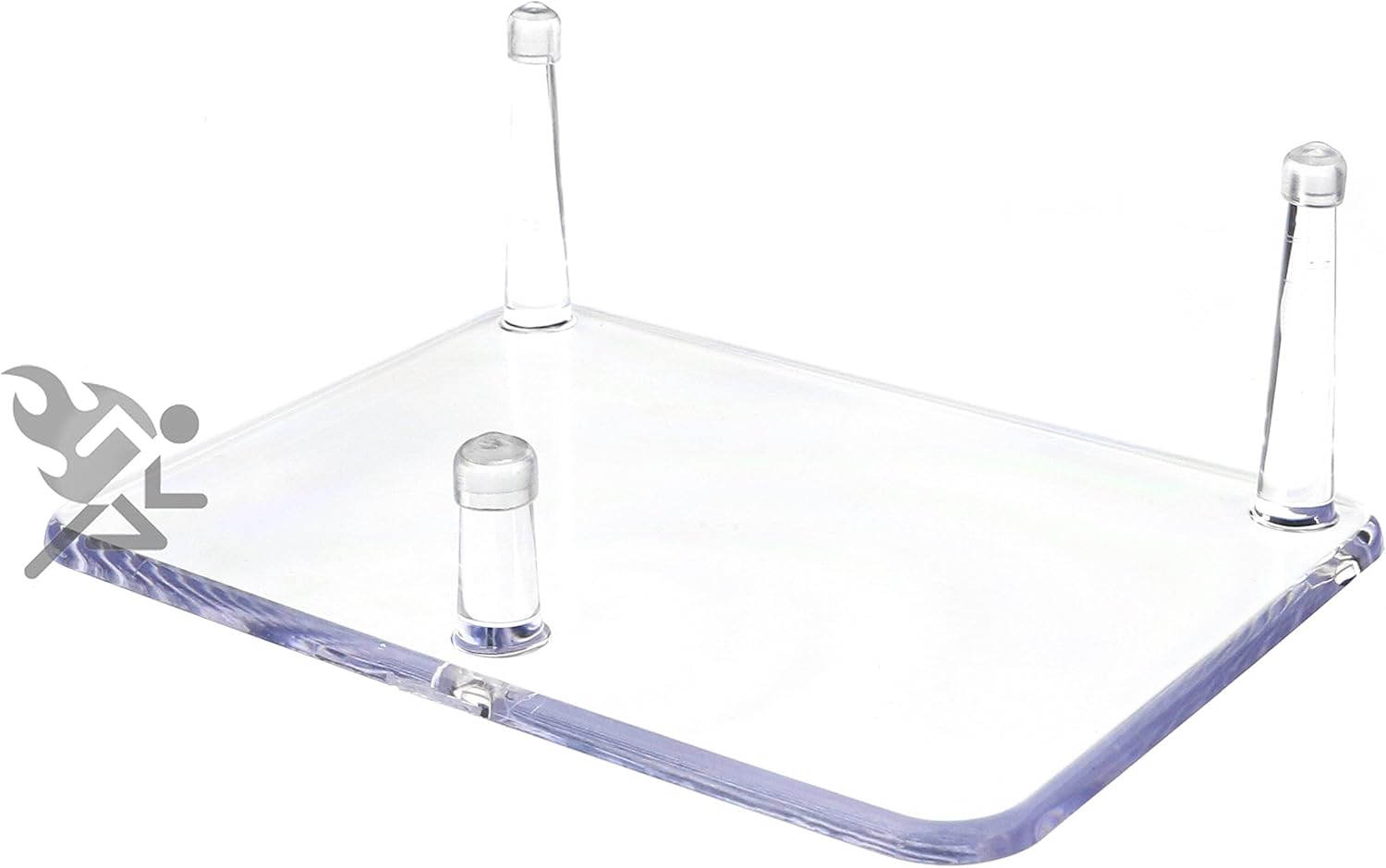 OnFireGuy 6.25" Three-Peg Display Stand Holder with Anti-Scratch Guards for Fossils, Minerals, Rocks, and Geodes, Qty: 1
