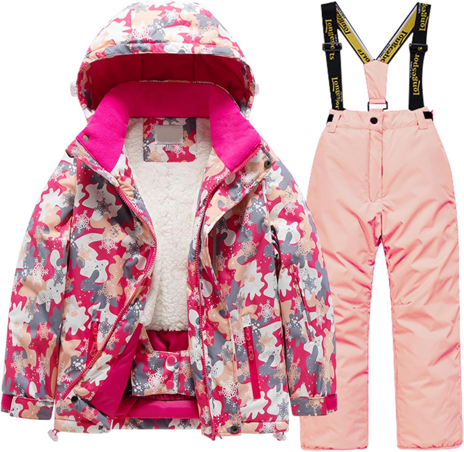 Feelcrag Baby Snowsuit Romper Snowsuit 2-3 Years 0-3 Months Baby Boy Clothes Baby Coat Snow Suit 3-4 Years Toddler Hooded Puffer Romper Snow Jacket Coat Baby Grinch Outfit