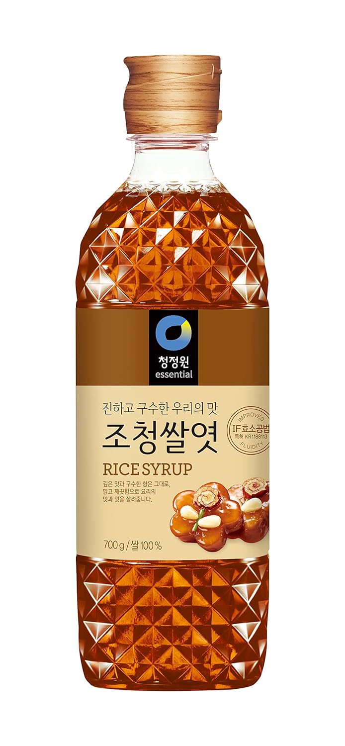 Chung Jung One O'Food Korean Cooking Malt Syrup, Oligo Syrup, Korean Pantry Staple Essentials (Rice Syrup, 700g)