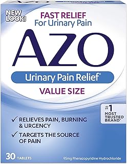 Azo Standard Urinary Pain Relief - 30 Tablets