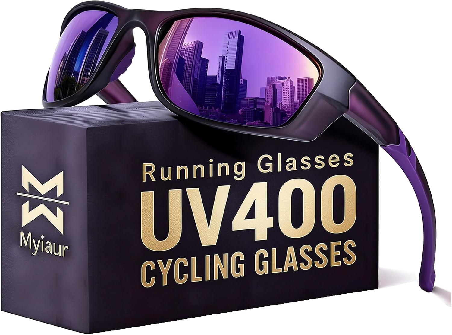 Myiaur Running Sunglasses for Women Polarised UV400 Protection