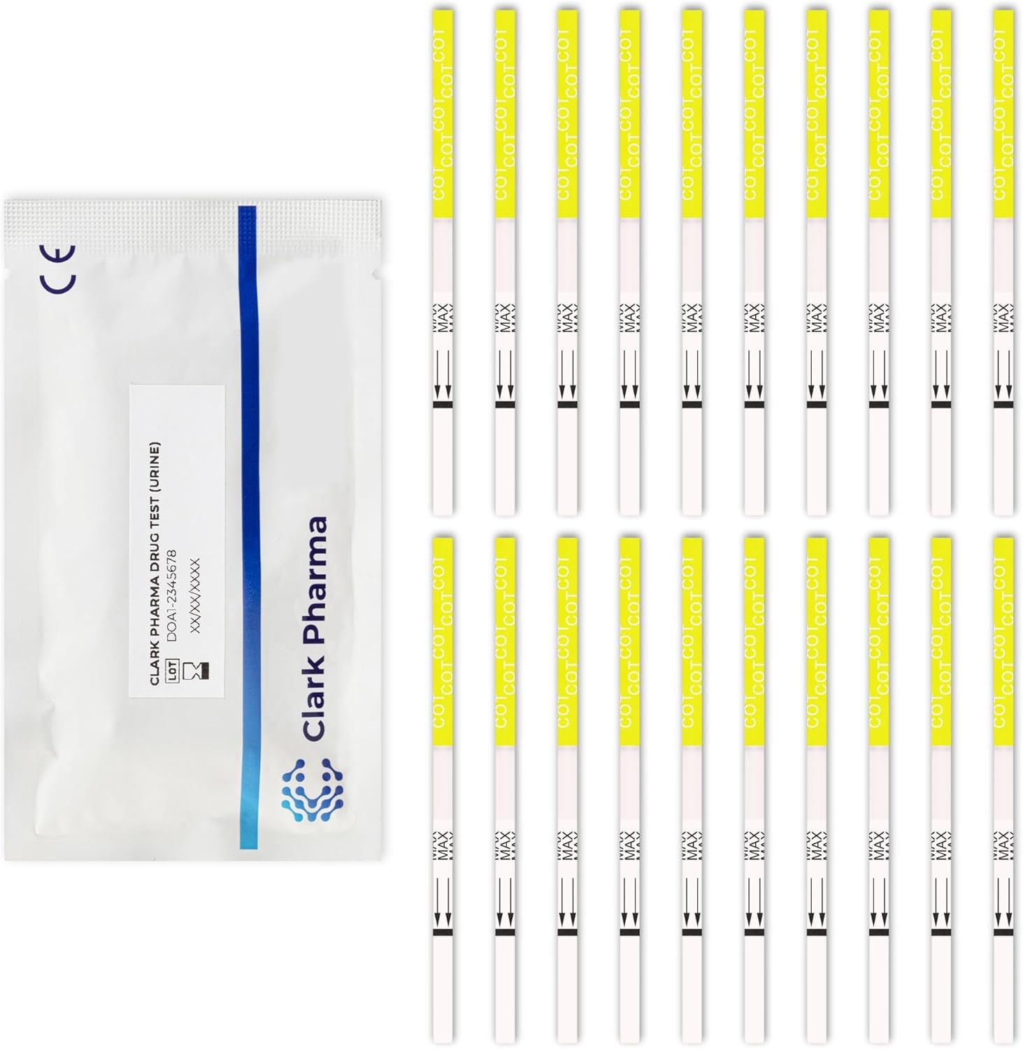 20 x Vape Test Kit | Smoking Test Kit | Nicotine Test Kit | Urine Test Kit to Tell if Someone has Been Inhaling Nicotine (Cotinine) | Vaping Test Kit