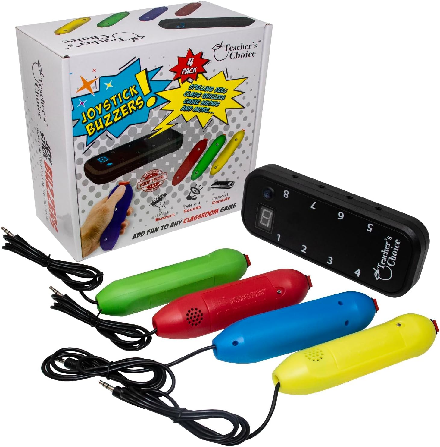 Teacher's Choice Joystick Buzzer Game System (Console+4 Buzzer)