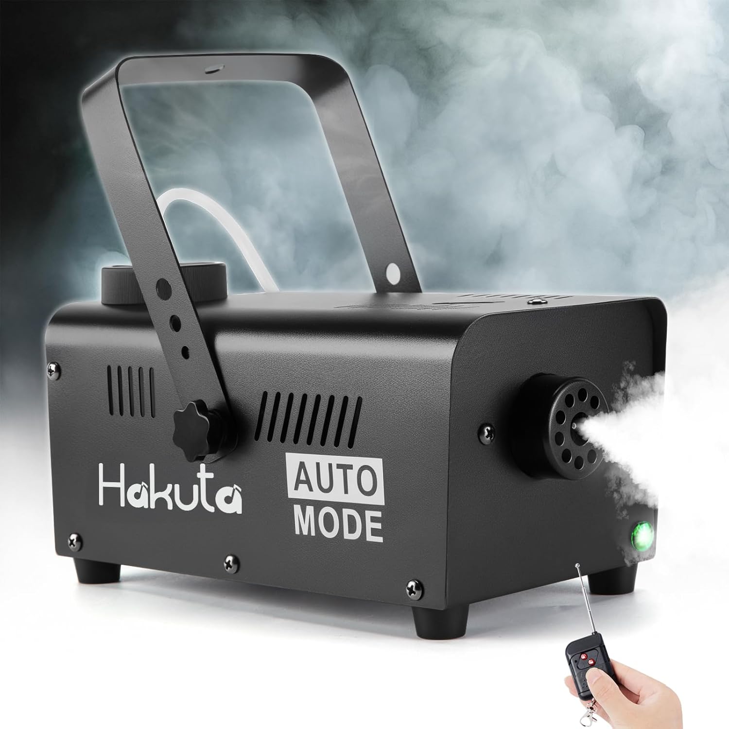 Fog Machine, HAKUTA Smoke Machine with Wireless Remote & Automatic Spray Function, Great for Halloween, Christmas, Wedding, Parties, DJ Performance & Stage Show
