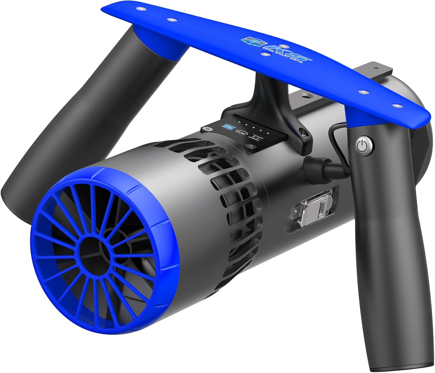 EDGE K5 Underwater Scooter for Scuba Driving Snorkeling, 50M Waterproof, 60 Minutes Endurance, 3-Speed Sea Scooters with action camera Mount, Water Sports Swimming Pool for Adults