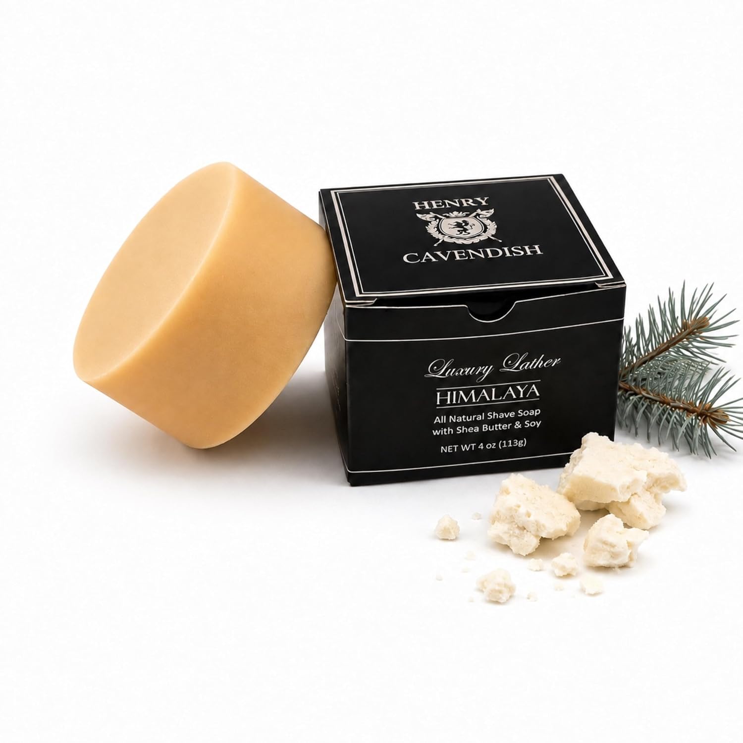 Henry Cavendish Himalaya Premium Natural Shaving Soap - 4 Oz Puck
