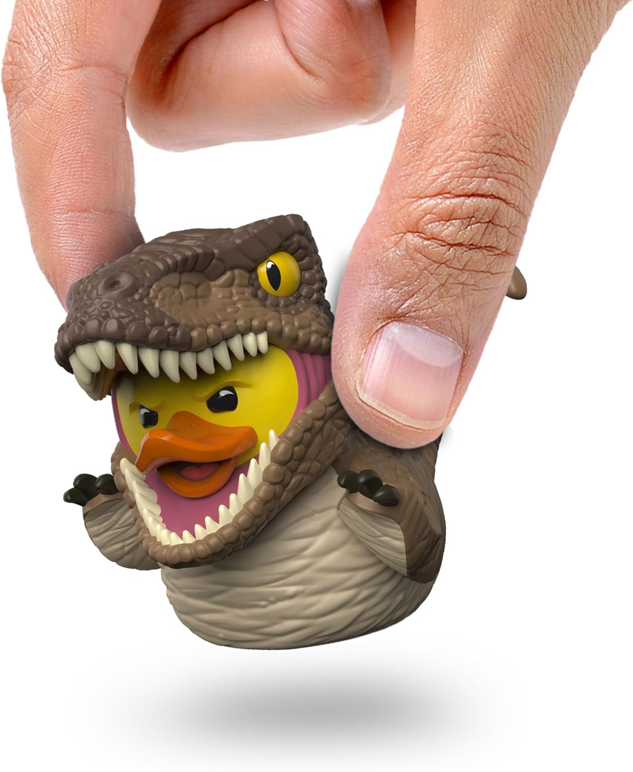 TUBBZ Mini: Jurassic Park - Velociraptor Cosplaying Rubber Duck Vinyl Figure