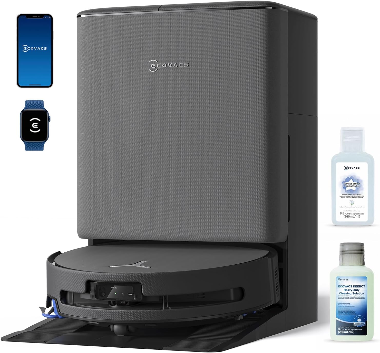 ECOVACS DEEBOT X9S PRO Omni Robot Vacuum and Mop, 30000Pa Blast Suction