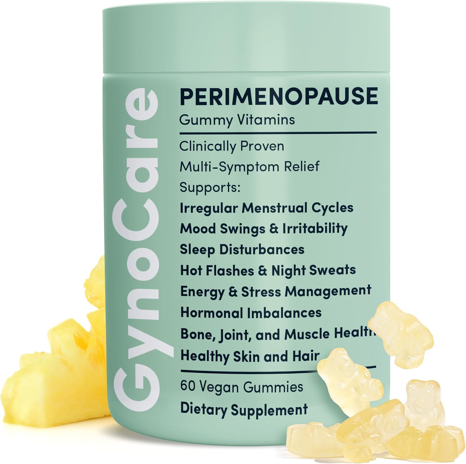 Terramed Just Think Comfort Perimenopause Supplements Women | Premenopausal Gummy Vitamins | Relief for Hormonal Balance & Mood Swings | Supports Menstrual Cycle Regulation | 60 Vegan Gummies