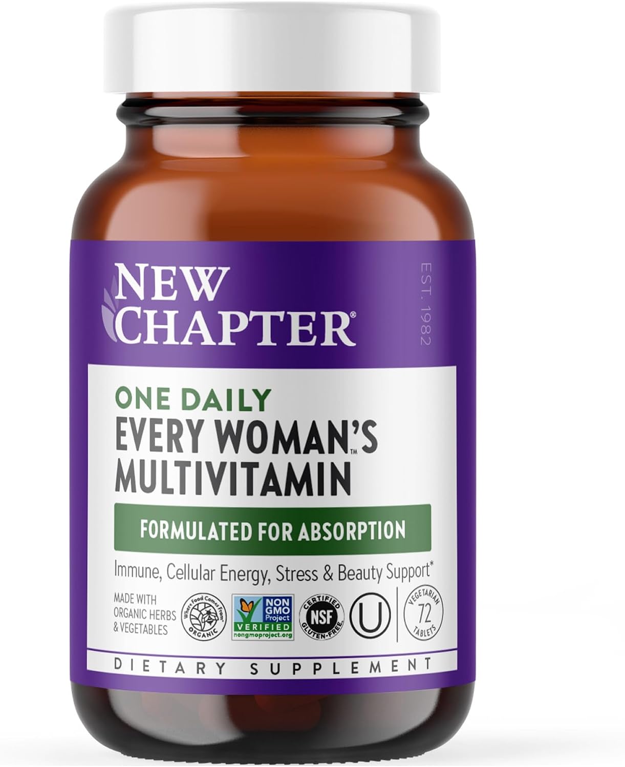New Chapter Every Woman's One Daily Multivitamin, 72 Tablets